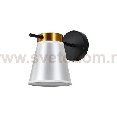 Настенный светильник 120005/1W E14*40W Black/Gold