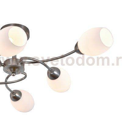 Светильник на штанге 150007/6R E27*60W Satin nickel