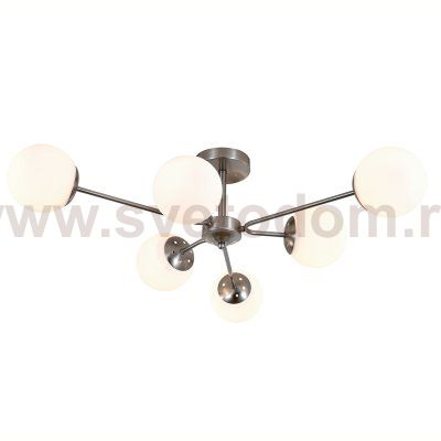 Светильник на штанге 150008/6R E27*60W Satin nickel