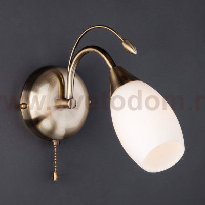 Настенный светильник 22080/1 античная бронза Eurosvet