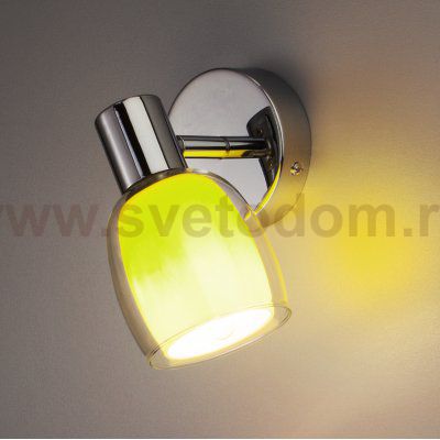 Светильник Eurosvet 2688/1 хром/зеленый
