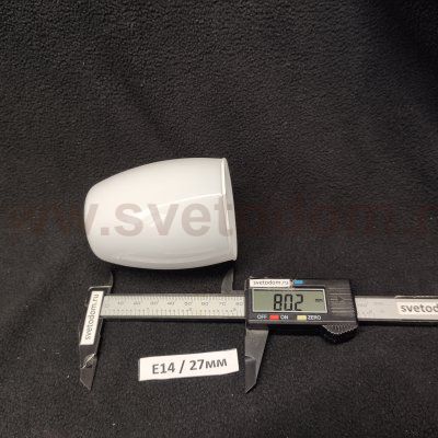 Плафон двойной белый+прозрачный 80*100мм E14 Евро 9808 / 30151 артикул 70437 Конфетти