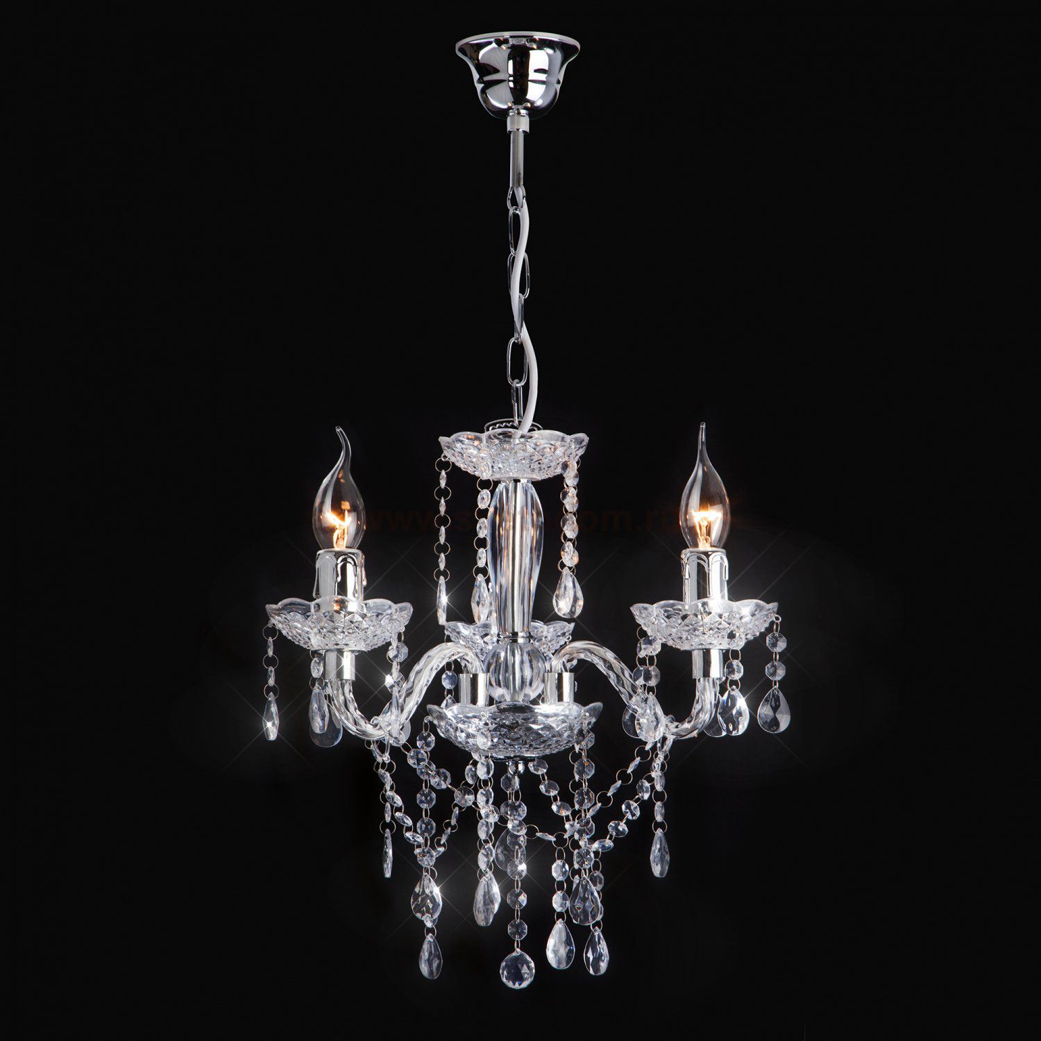 Люстра пластиковая Eurosvet 10200/3 хром