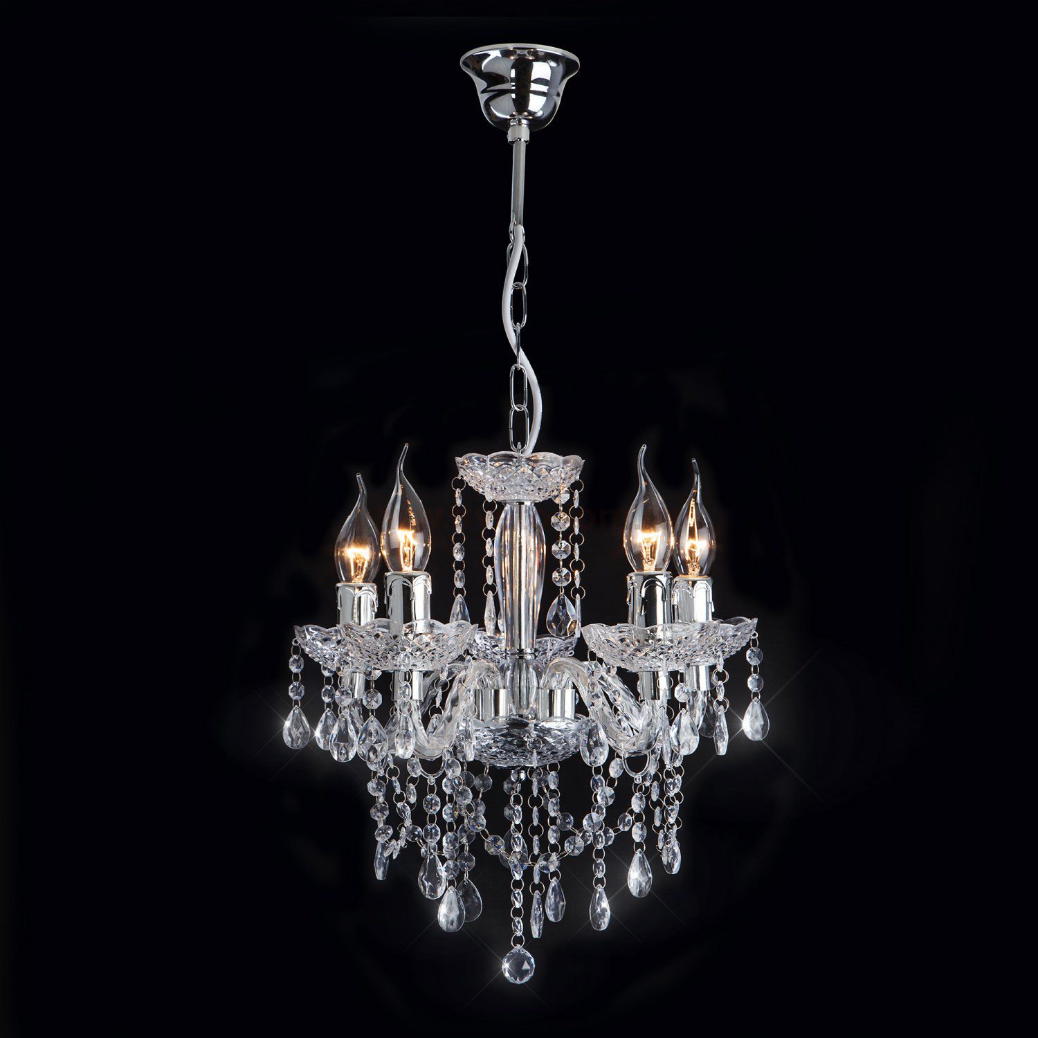 Люстра Eurosvet пластиковая 10200/5 хром