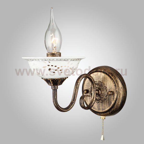 Светильник Eurosvet 60049/1 черный с золотом