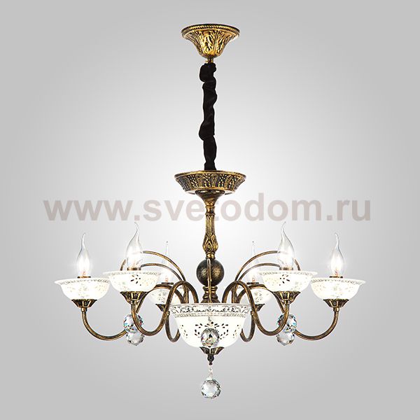 Светильник Eurosvet 60049/6 черный с золотом