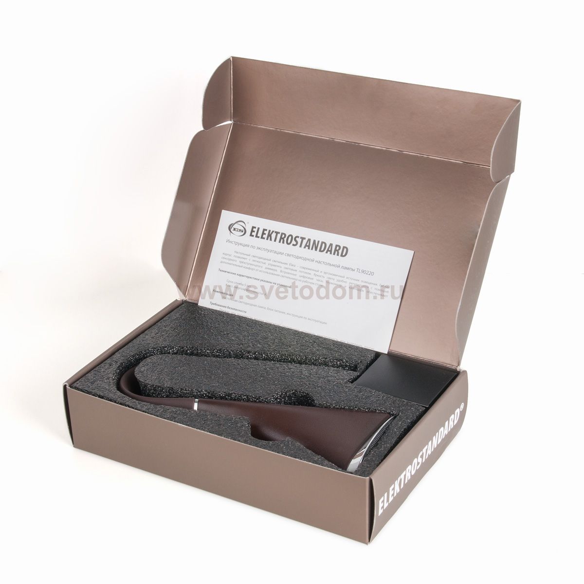 Светильник Eurosvet TL90220 Elara коричневый 6W