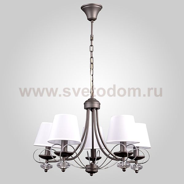 Светильник Eurosvet 70046/5 серый/хром