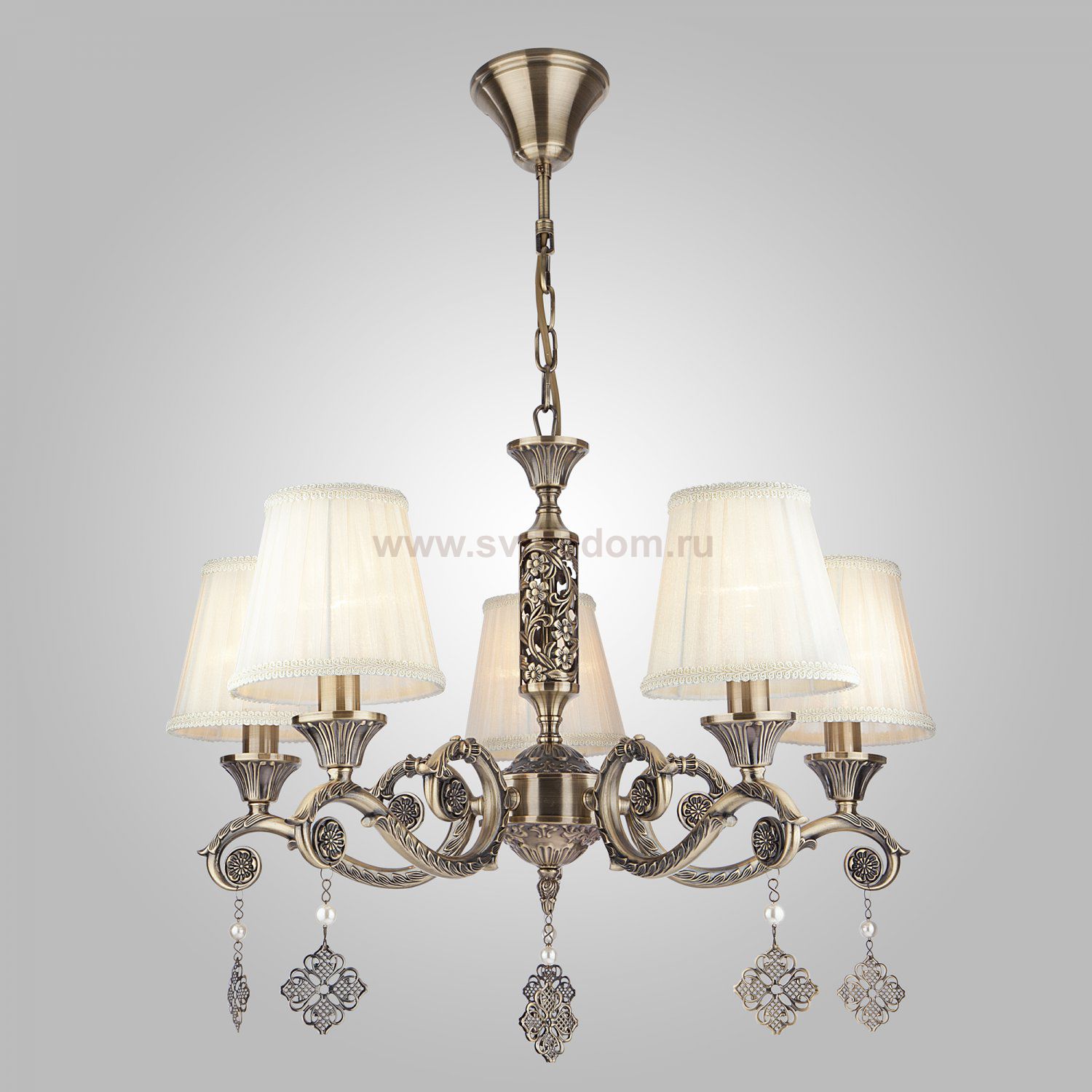 Светильник Eurosvet 60042/5 античная бронза