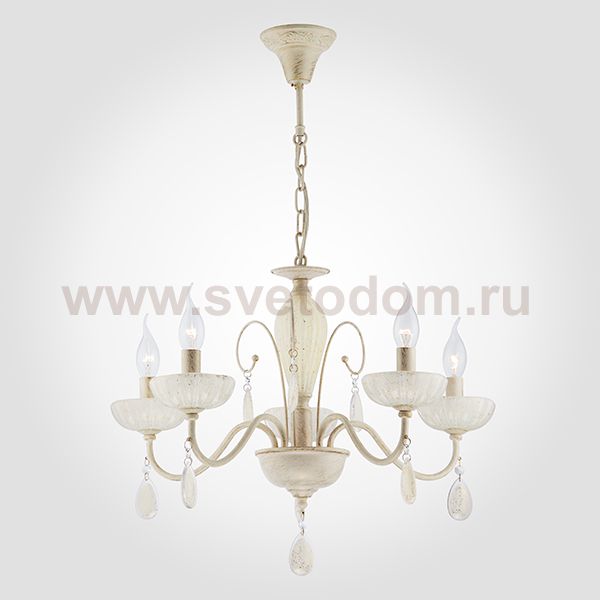 Светильник Eurosvet 60048/5 белый с золотом