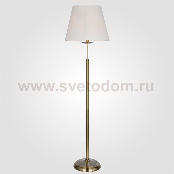 Торшер с абажуром Eurosvet 01008/1 античная бронза