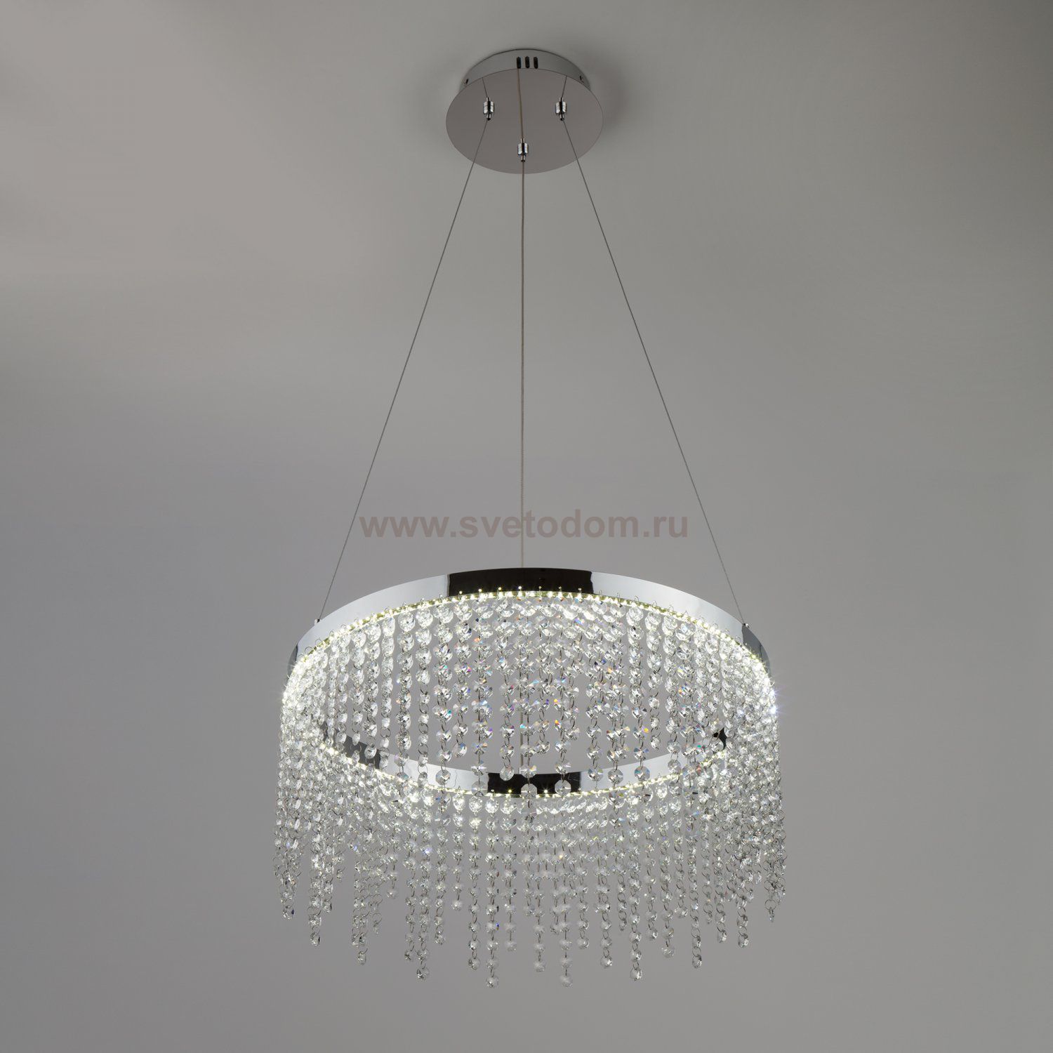 Подвесная люстра Eurosvet 90050/1 хром