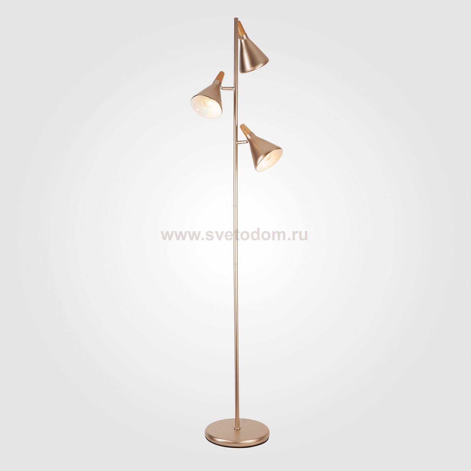 Уценка. Торшер Eurosvet 01012/3 перламутровое золото