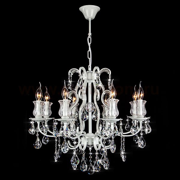 Люстра Eurosvet 10077/8 глянцевый белый