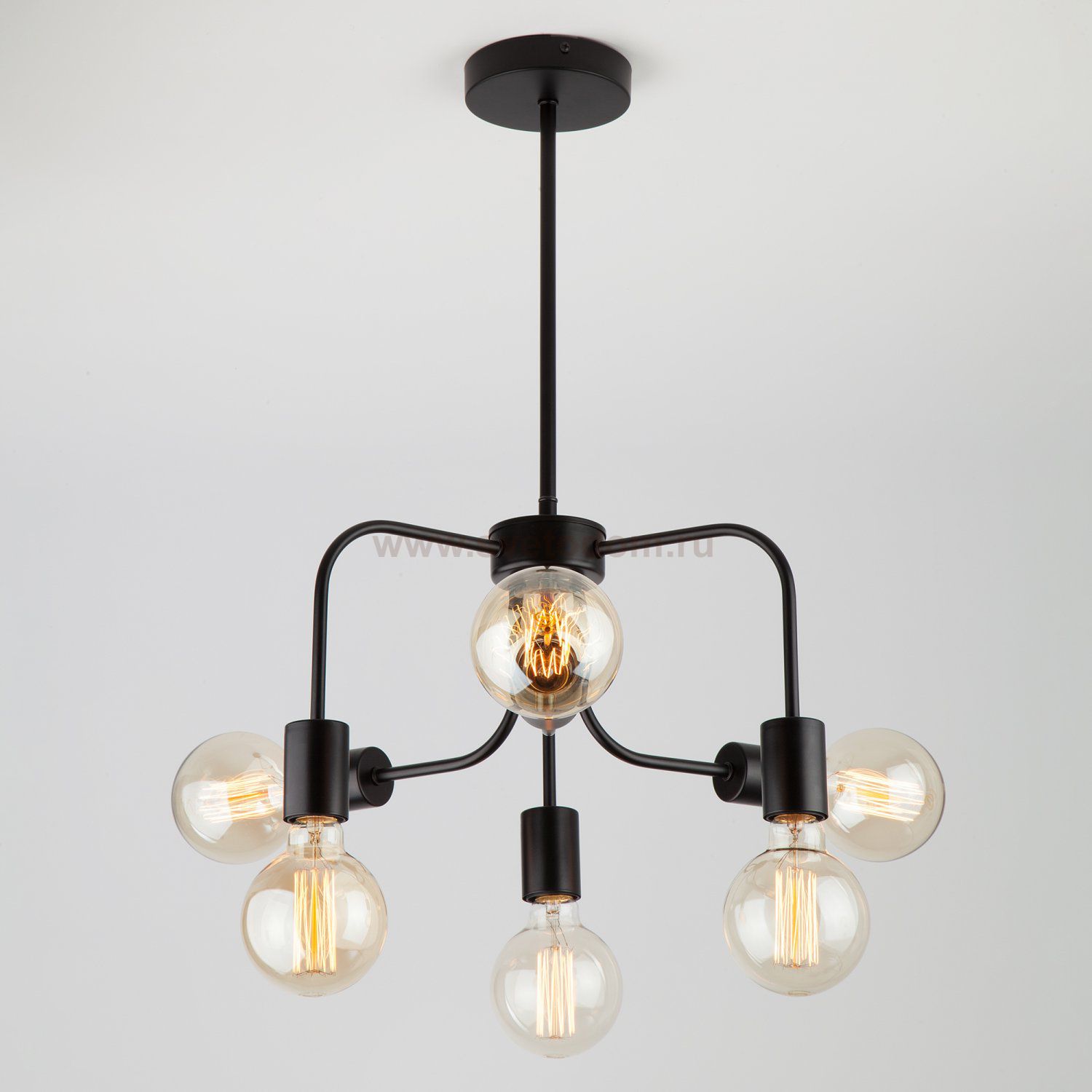 Люстра Eurosvet 70058/6 черный