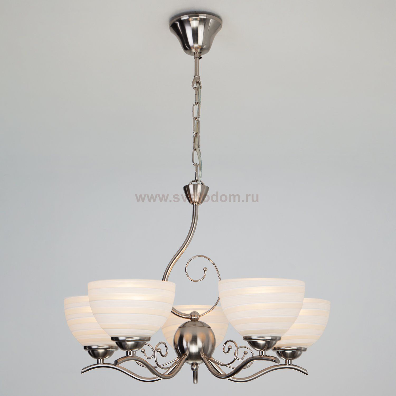 Люстра Eurosvet 30116/5 сатин-никель