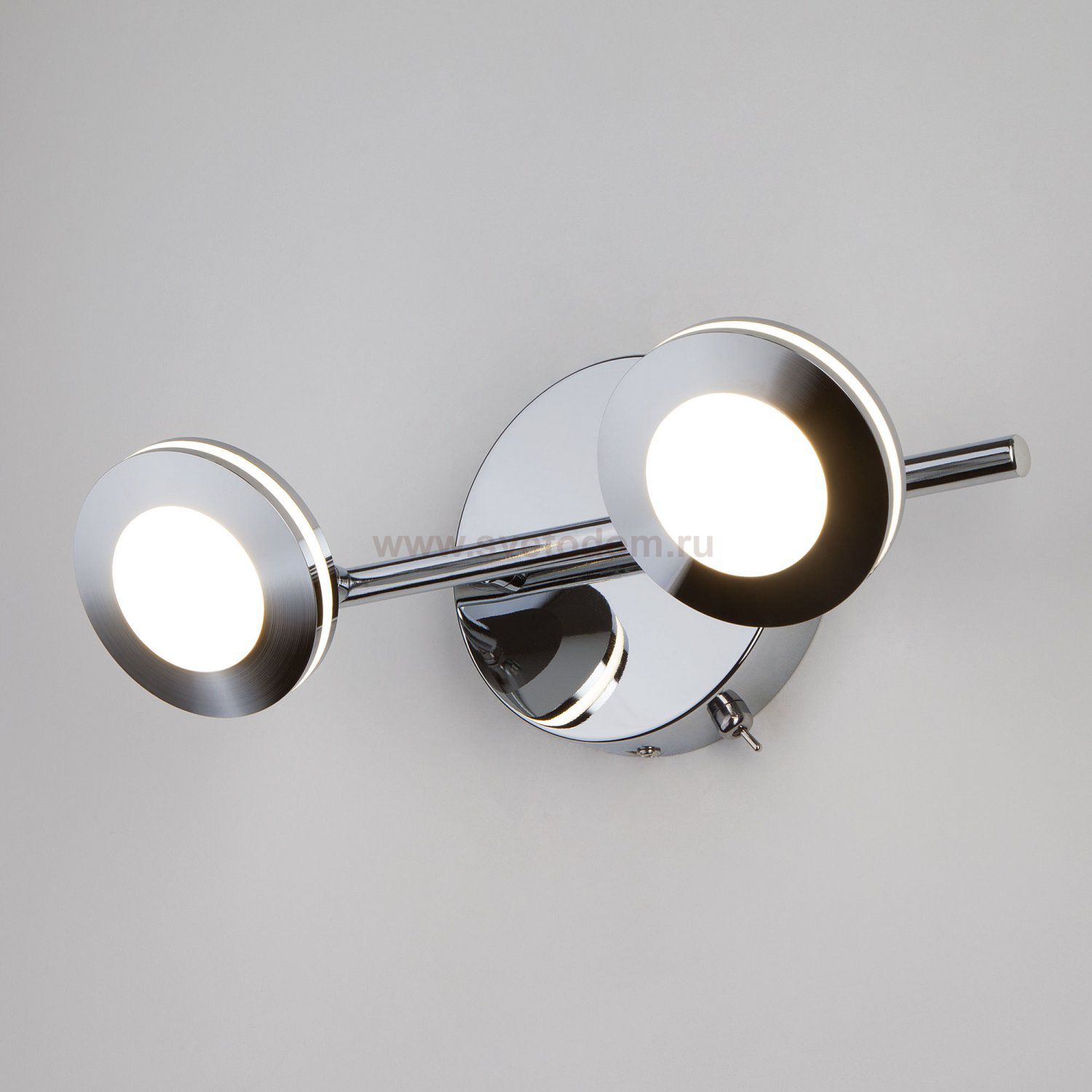 Настенный светильник бра Eurosvet 20002/2 хром