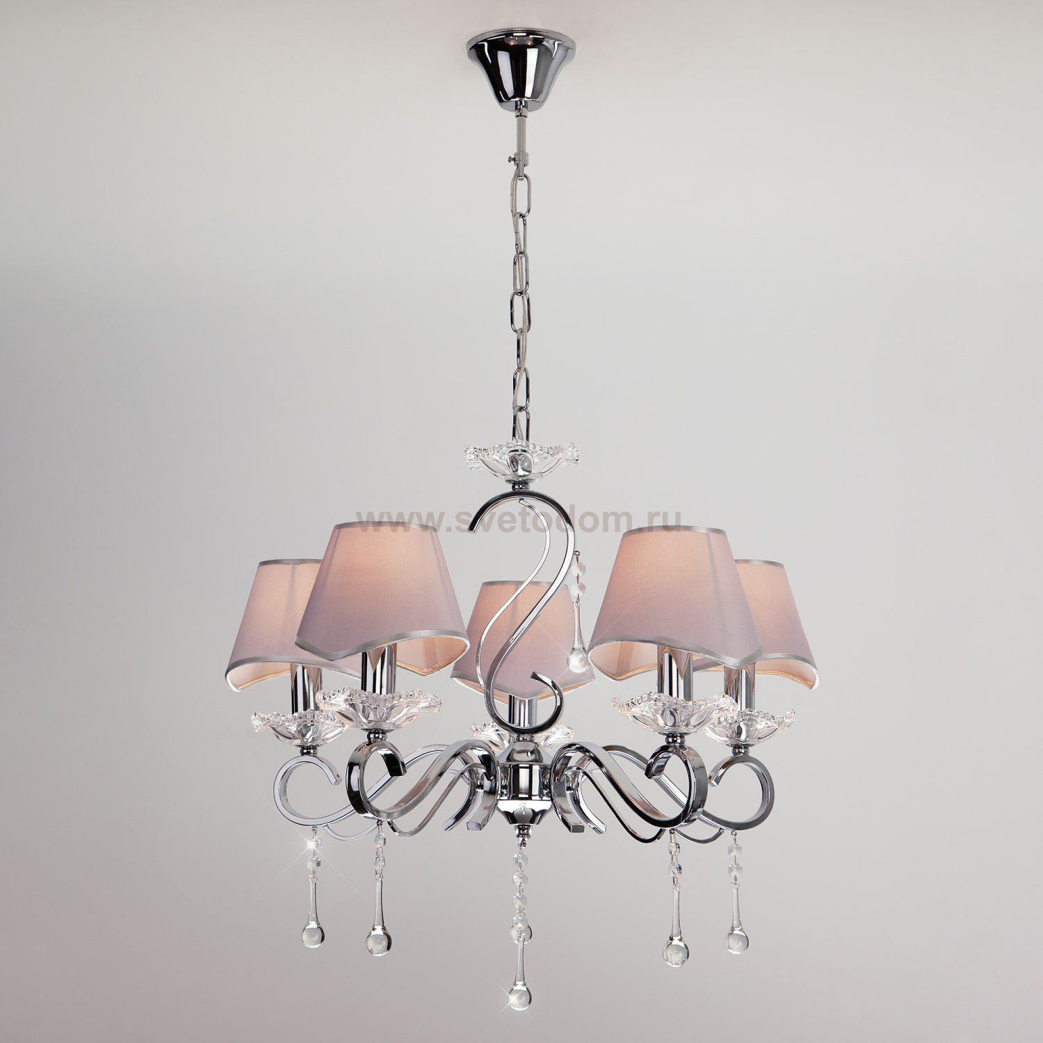 Подвесная люстра Eurosvet 10085/5 хром