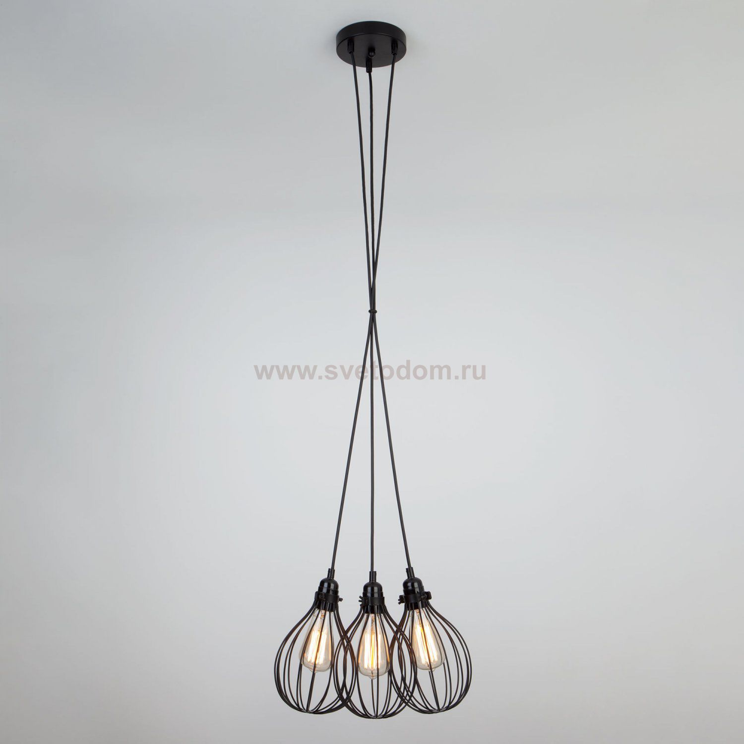 Люстра Eurosvet 50059/3 черный