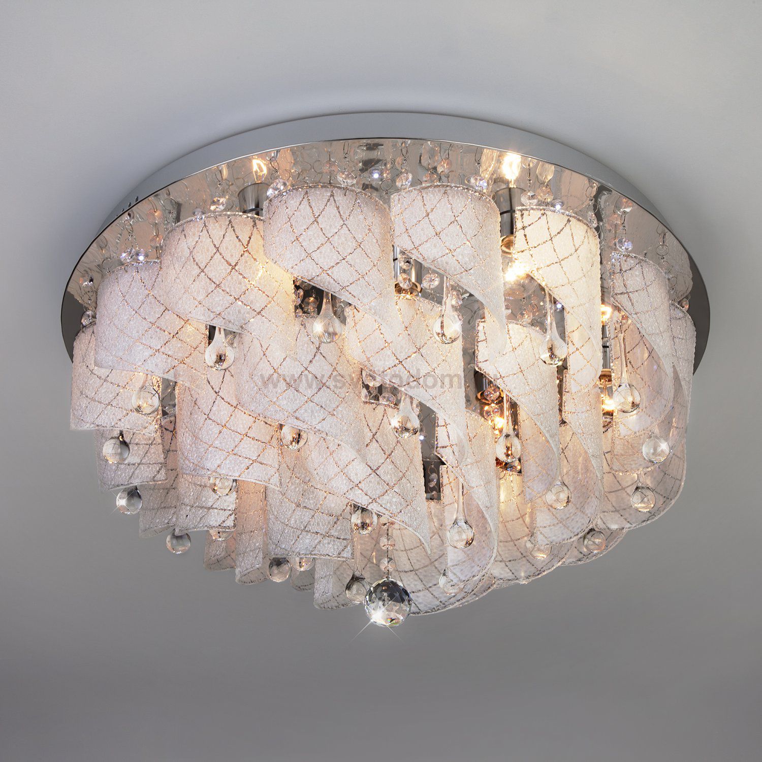 Люстра Eurosvet 80117/9 хром/белый