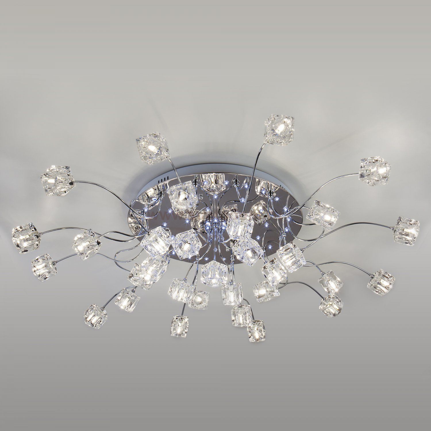 Потолочный светильник Eurosvet 80113/31 хром/белый