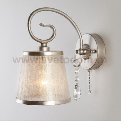 Настенный светильник бра Eurosvet 60065/1 серебро