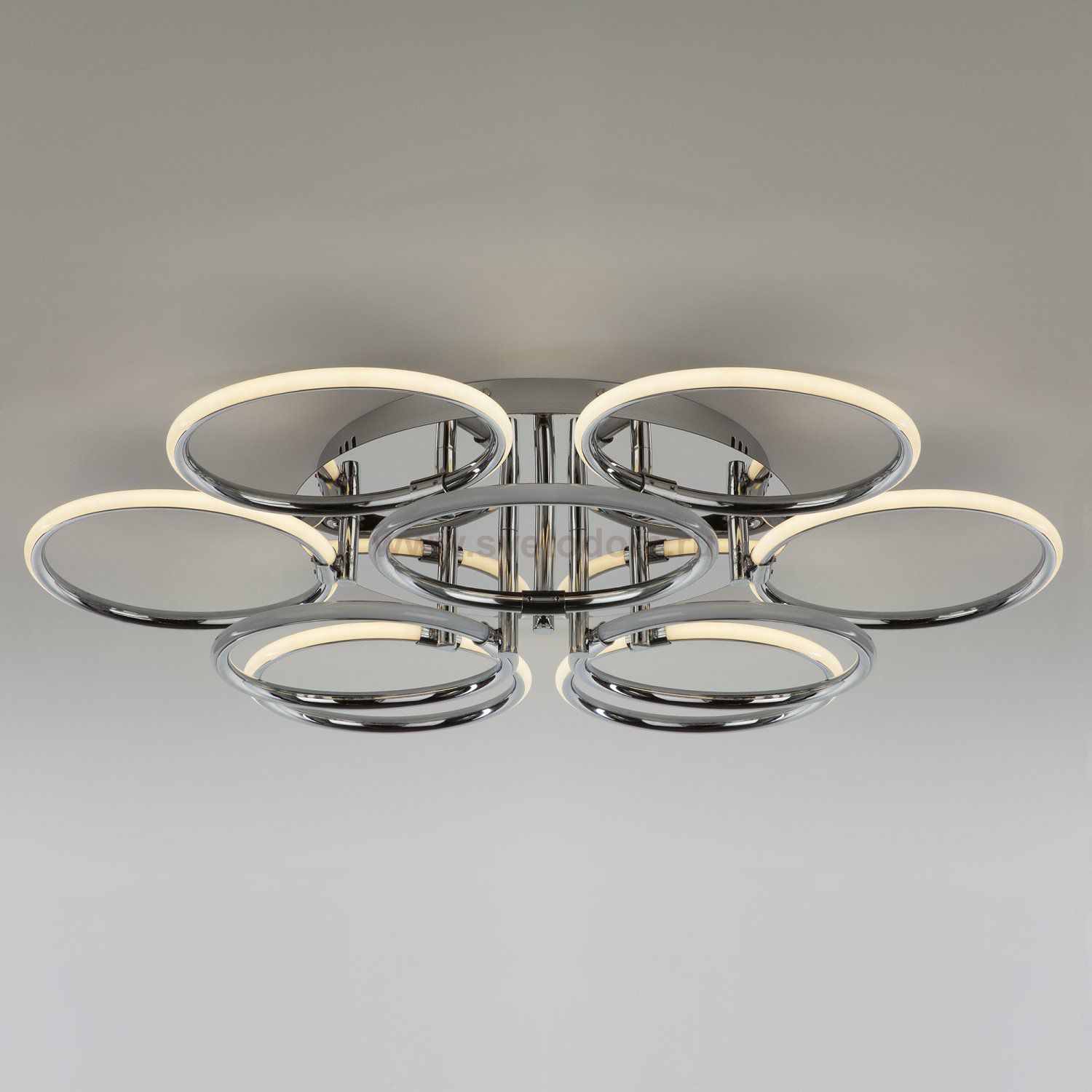 Люстра светодиодная Eurosvet 90069/9 хром