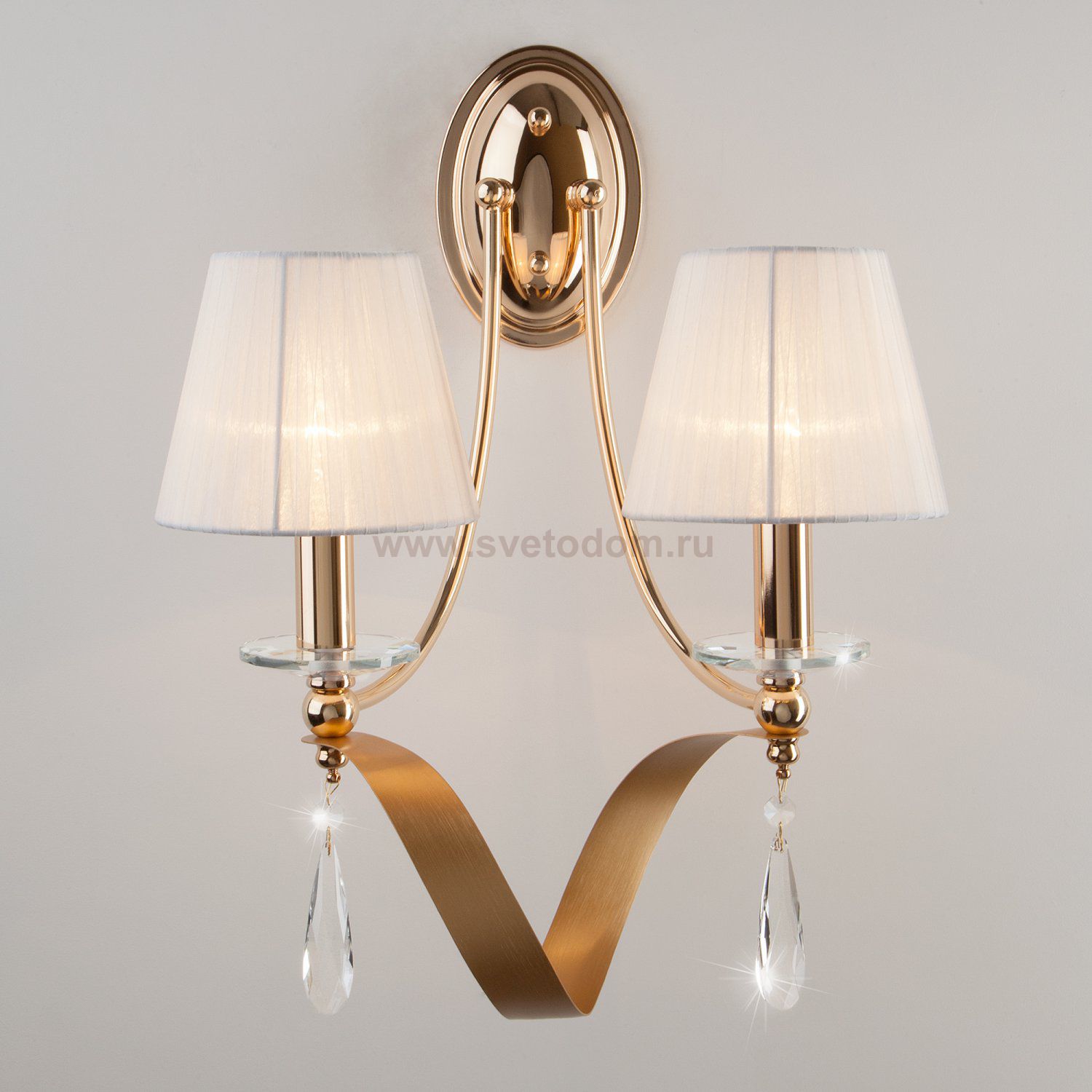 Настенный светильник бра Eurosvet 60063/2 золото