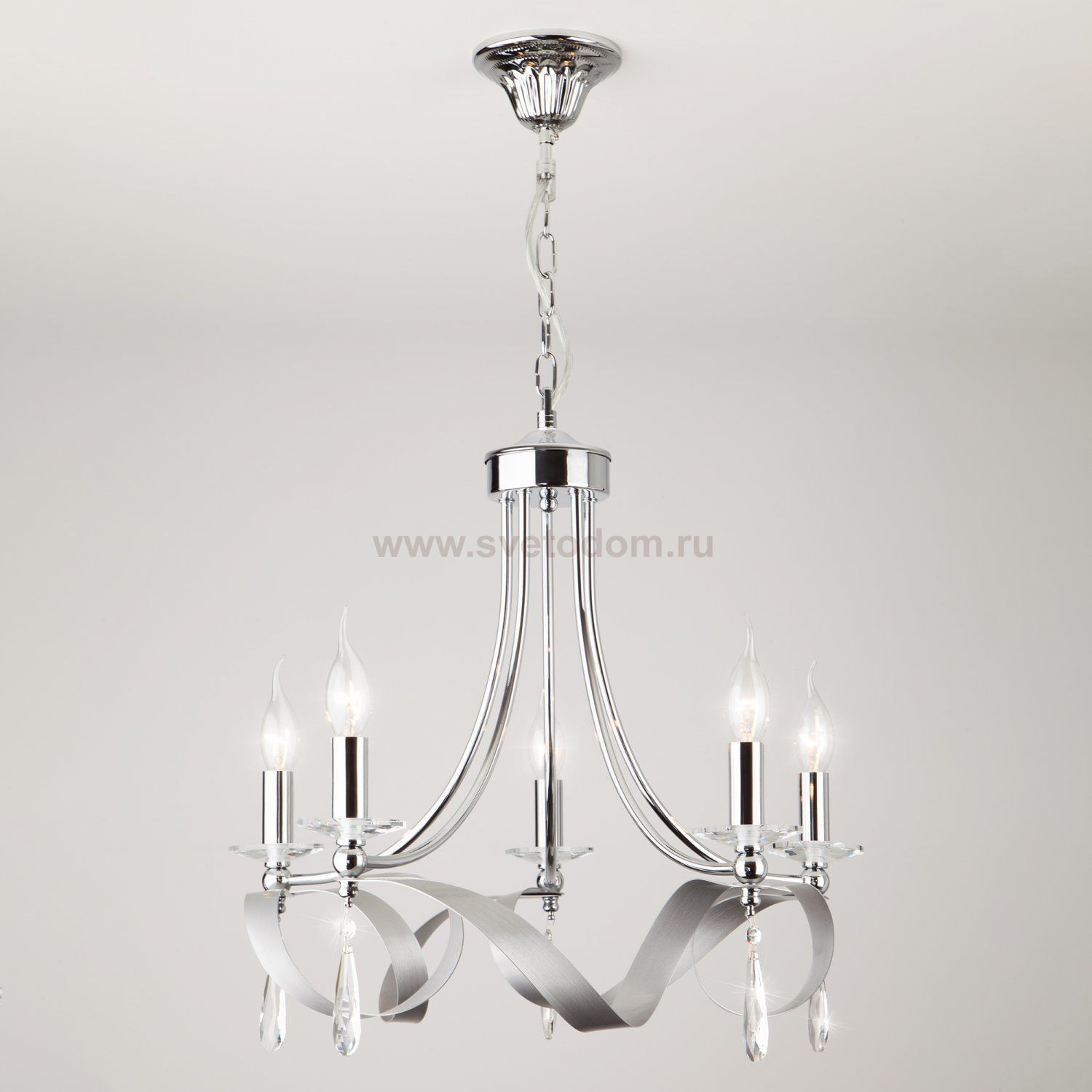 Люстра подвесная Eurosvet 60064/5 хром