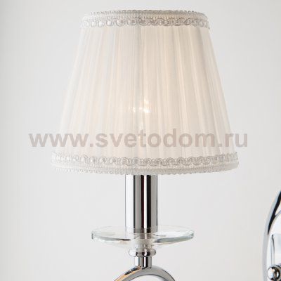Настенный светильник бра Eurosvet 10082/1 хром/прозрачный хрусталь Strotskis