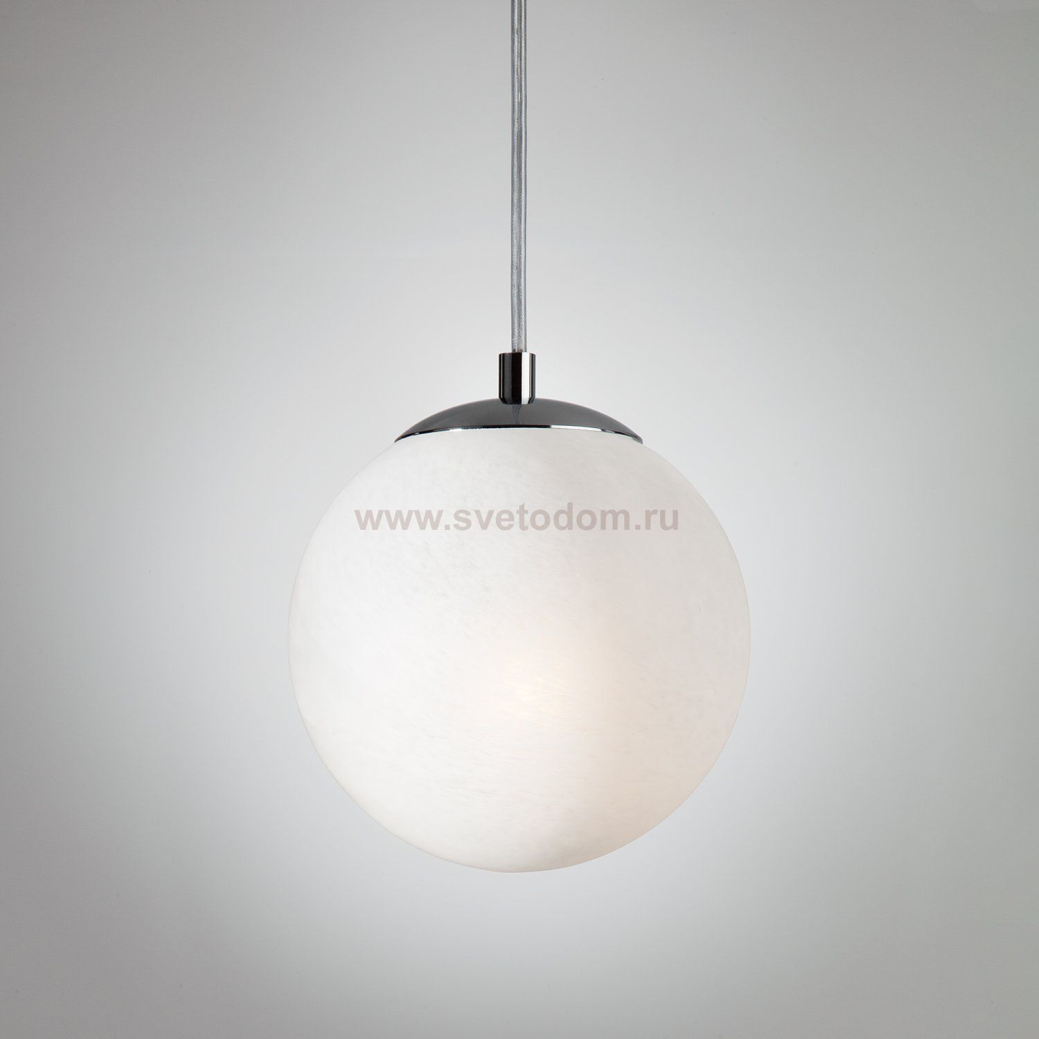 Светильник подвесной шар 150мм Eurosvet 70069/1 хром/черный