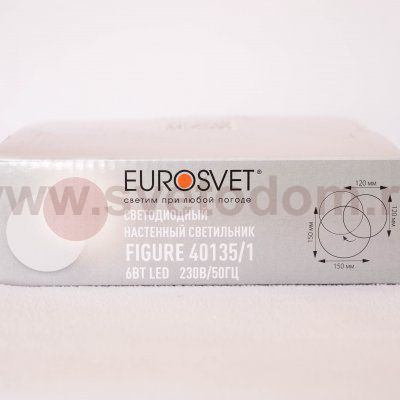 Светильник поворотный Eurosvet 40135/1 черный 6W