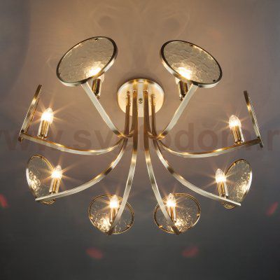 Потолочная люстра Eurosvet 60073/8 античная бронза Cyrus