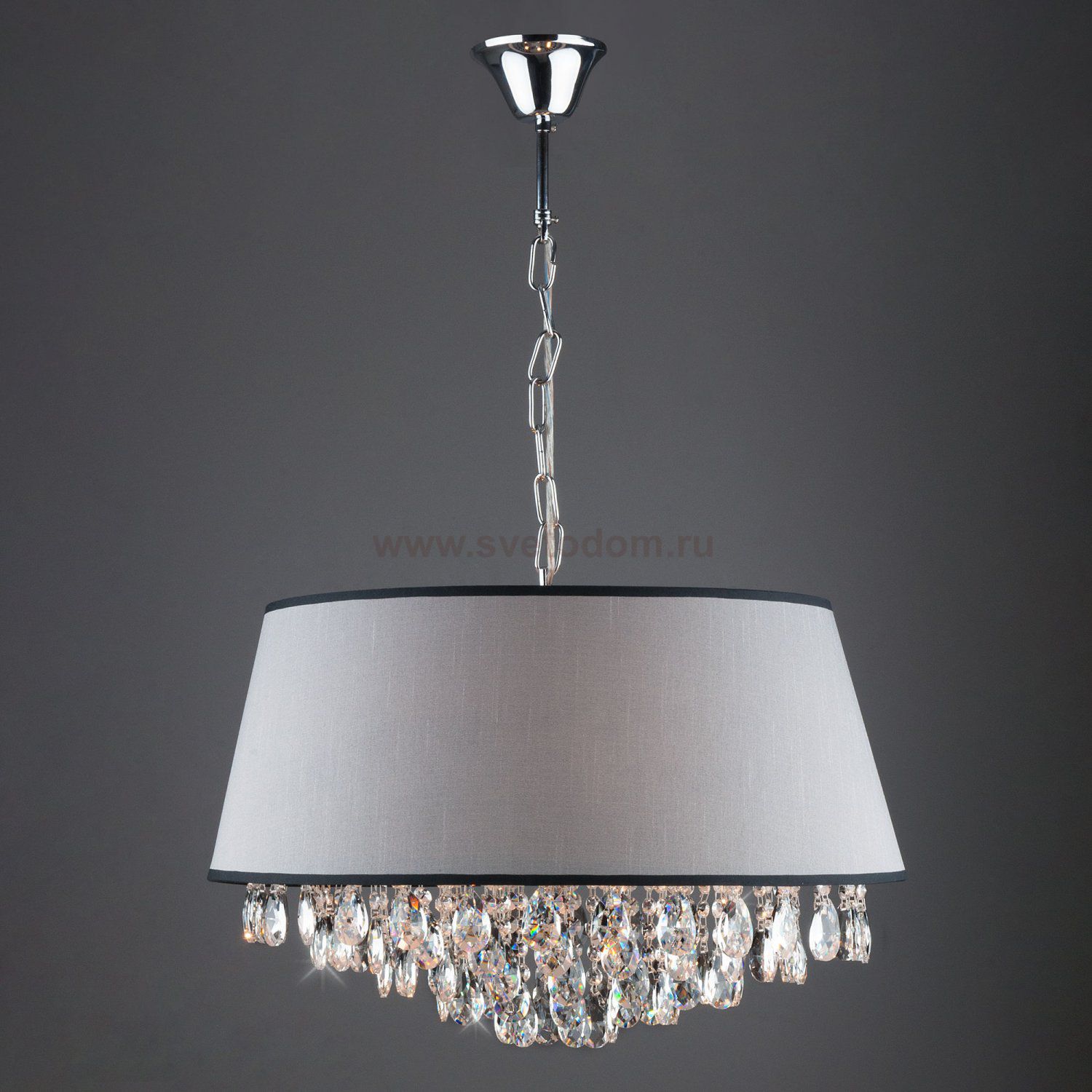 Светильник Eurosvet 10092/5 хром/прозрачный хрусталь Strotskis