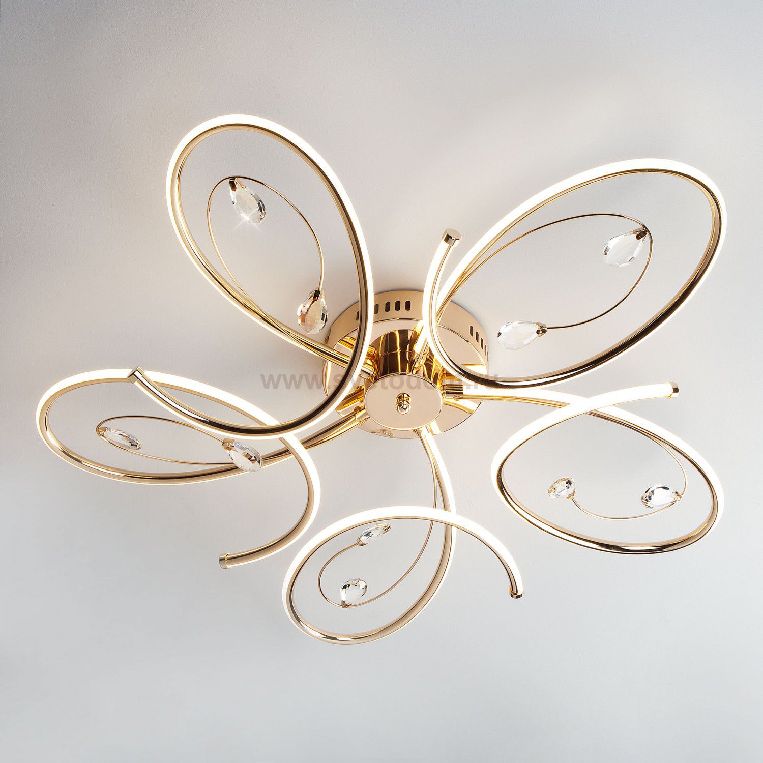 Люстра Eurosvet 90099/5 золото 90W