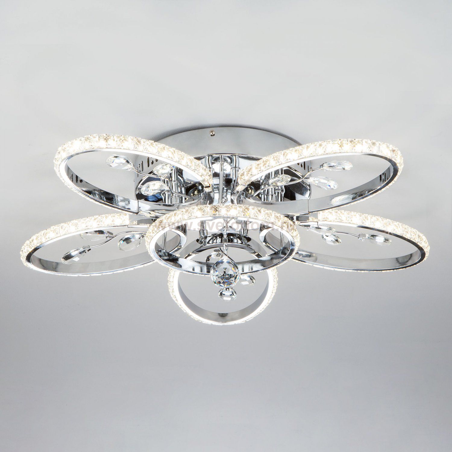 Люстра Eurosvet 90097/6 хром  45W