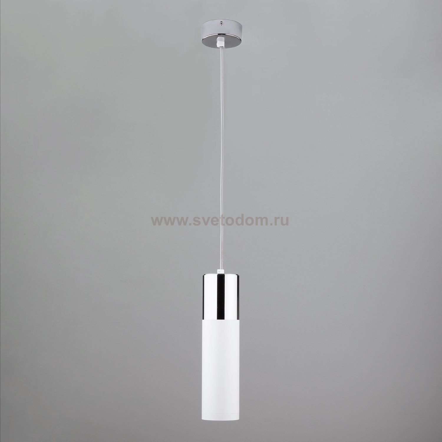 Светильник подвесной Eurosvet 50135/1 LED хром/белый 12W