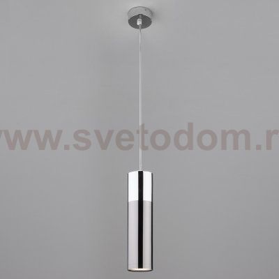 Светильник Eurosvet 50135/1 LED хром/черный жемчуг 12W