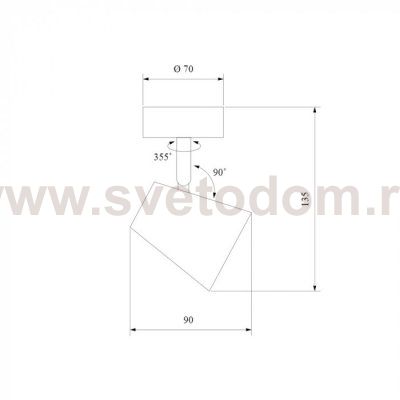 Светильник Eurosvet DLR025 5W 4200K черный матовый 5W