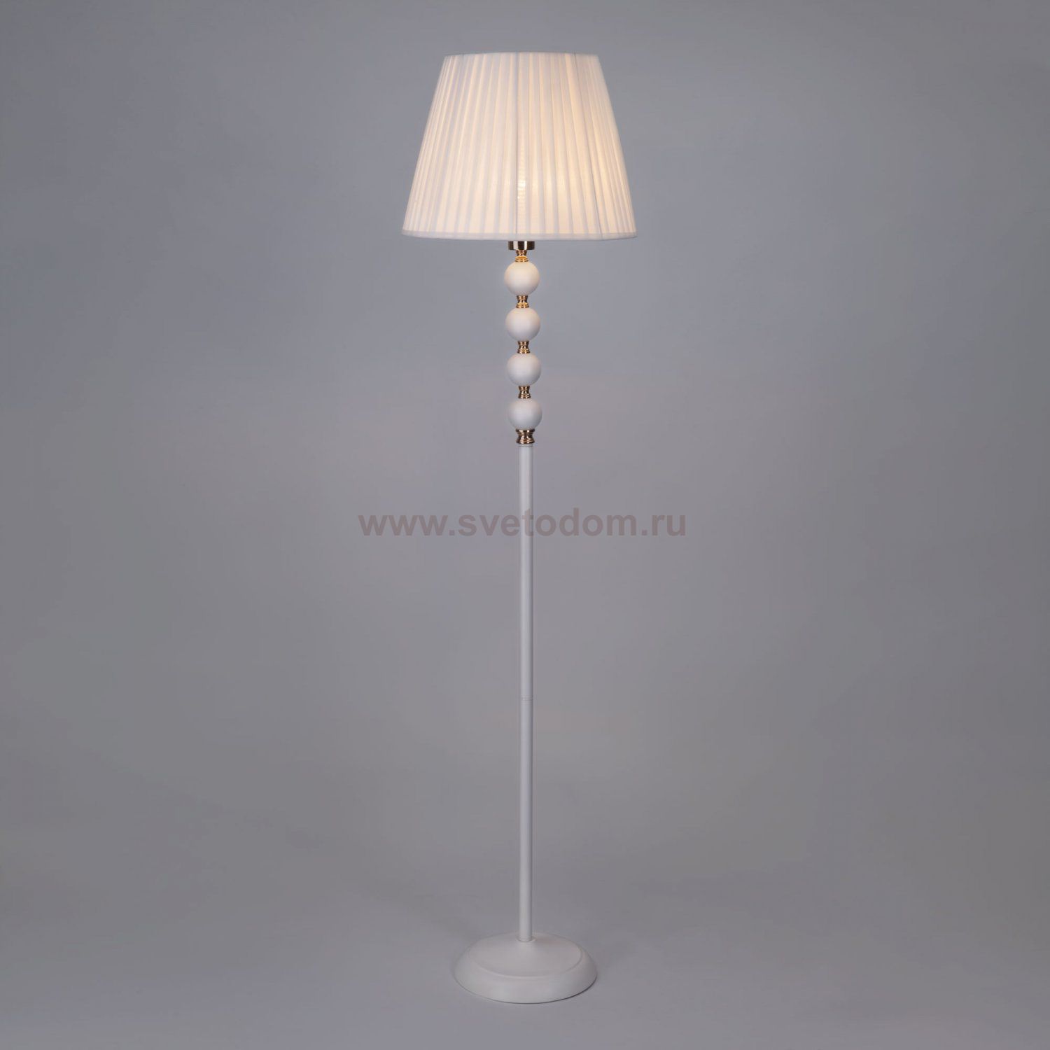 Торшер с абажуром Eurosvet 01058/1 белый: купить в Интернет-магазине ...