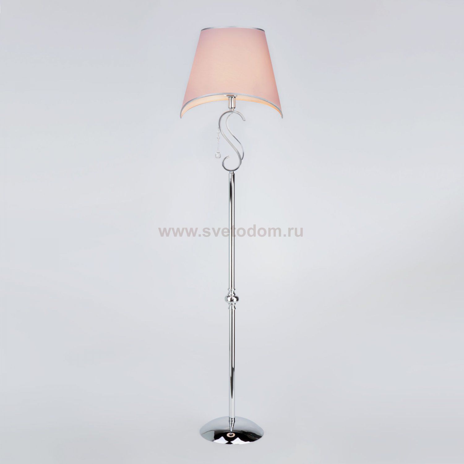 Светильник Eurosvet 01054/1 хром/прозрачный хрусталь Strotskis