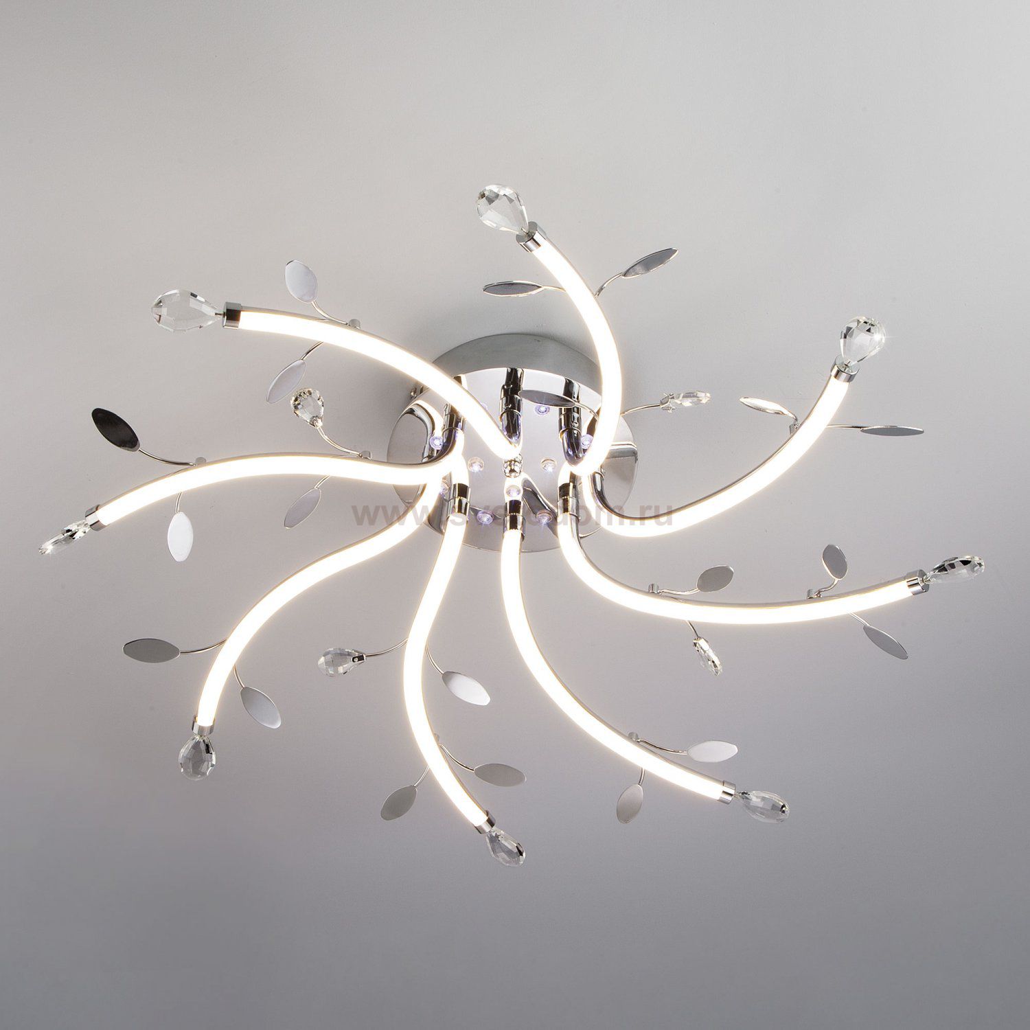 Светильник Eurosvet 90128/8 хром 72W