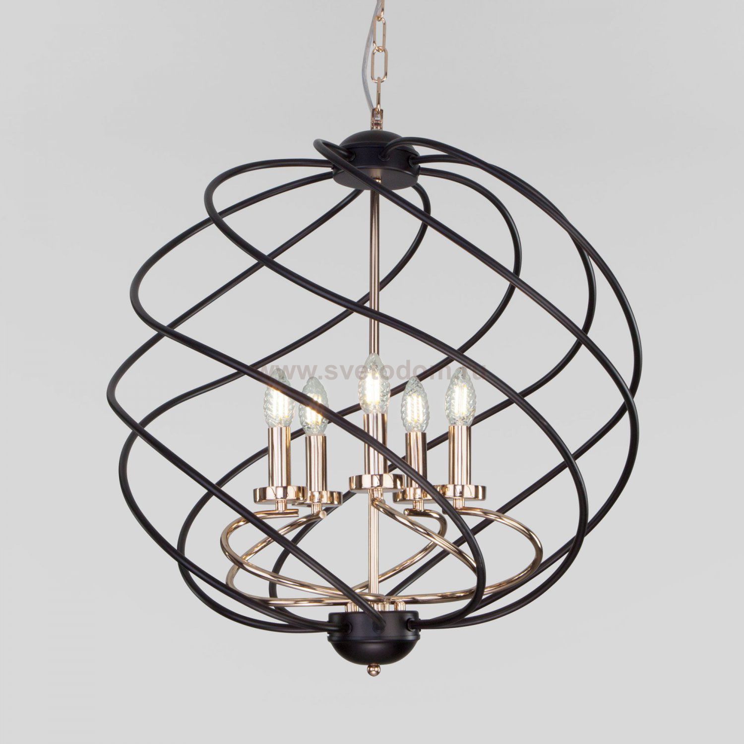 Eurosvet Свеча витая F 7W 4200K E14 прозрачный (BL129) 7W