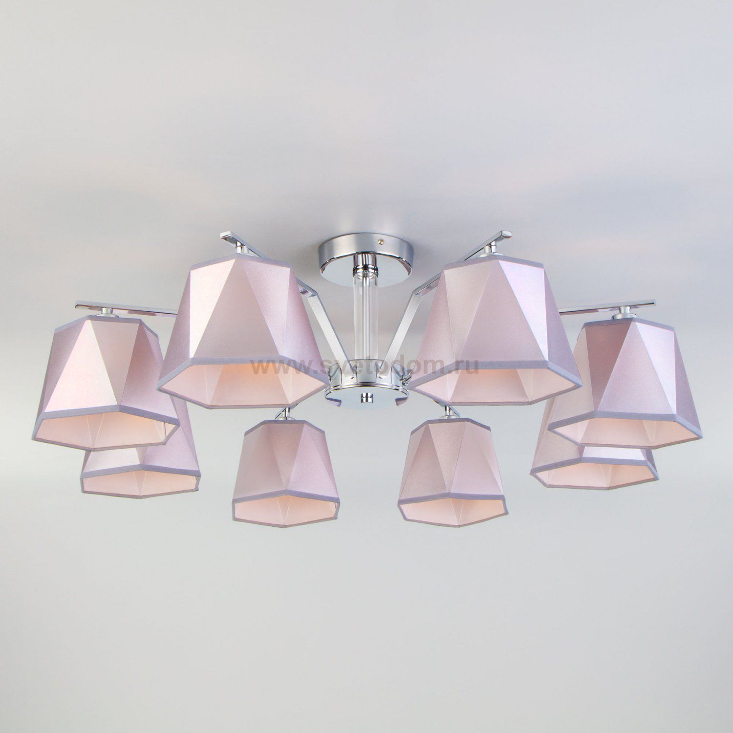 Потолочный светильник Eurosvet 60076/8 хром Corner