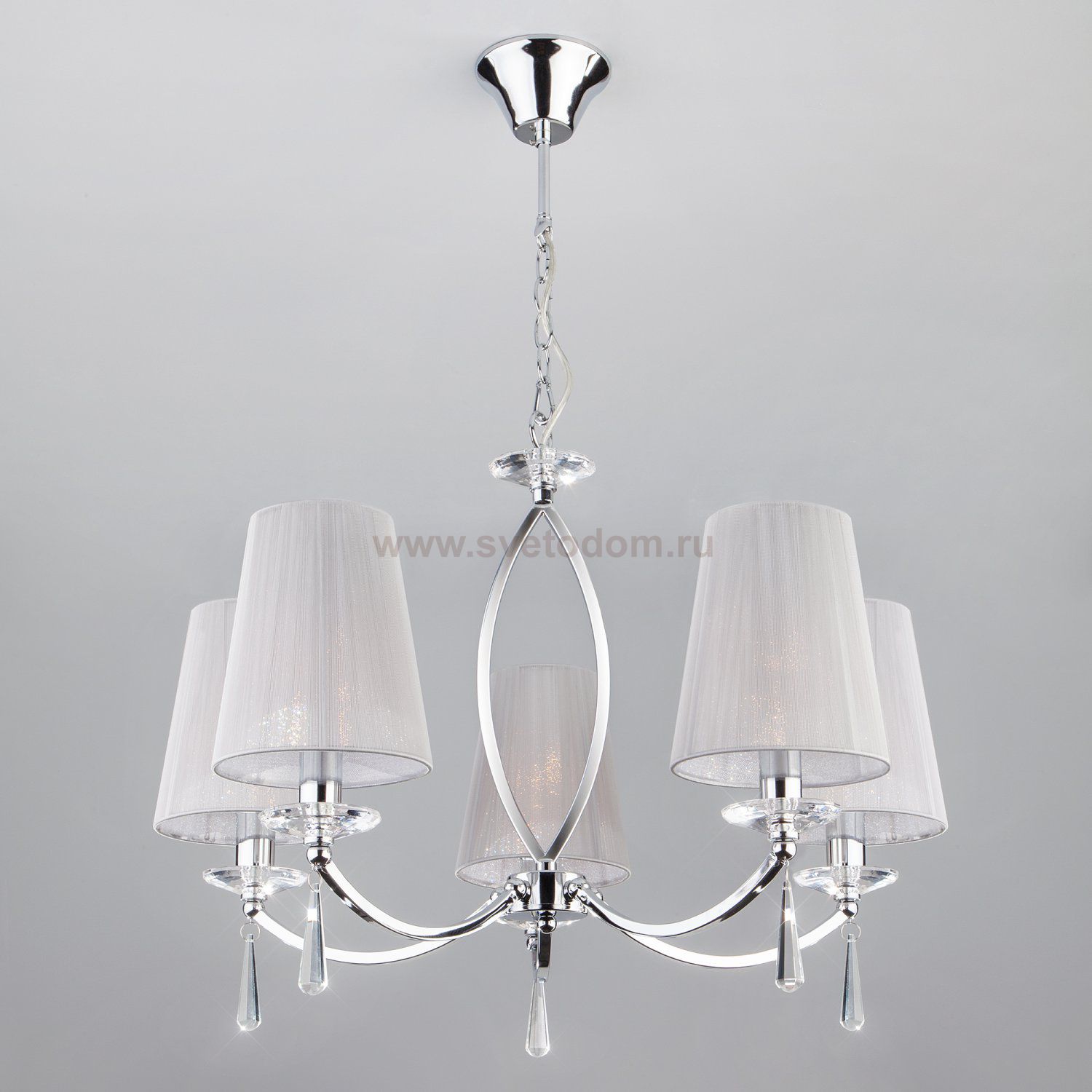 Люстра Eurosvet 60079/5 хром