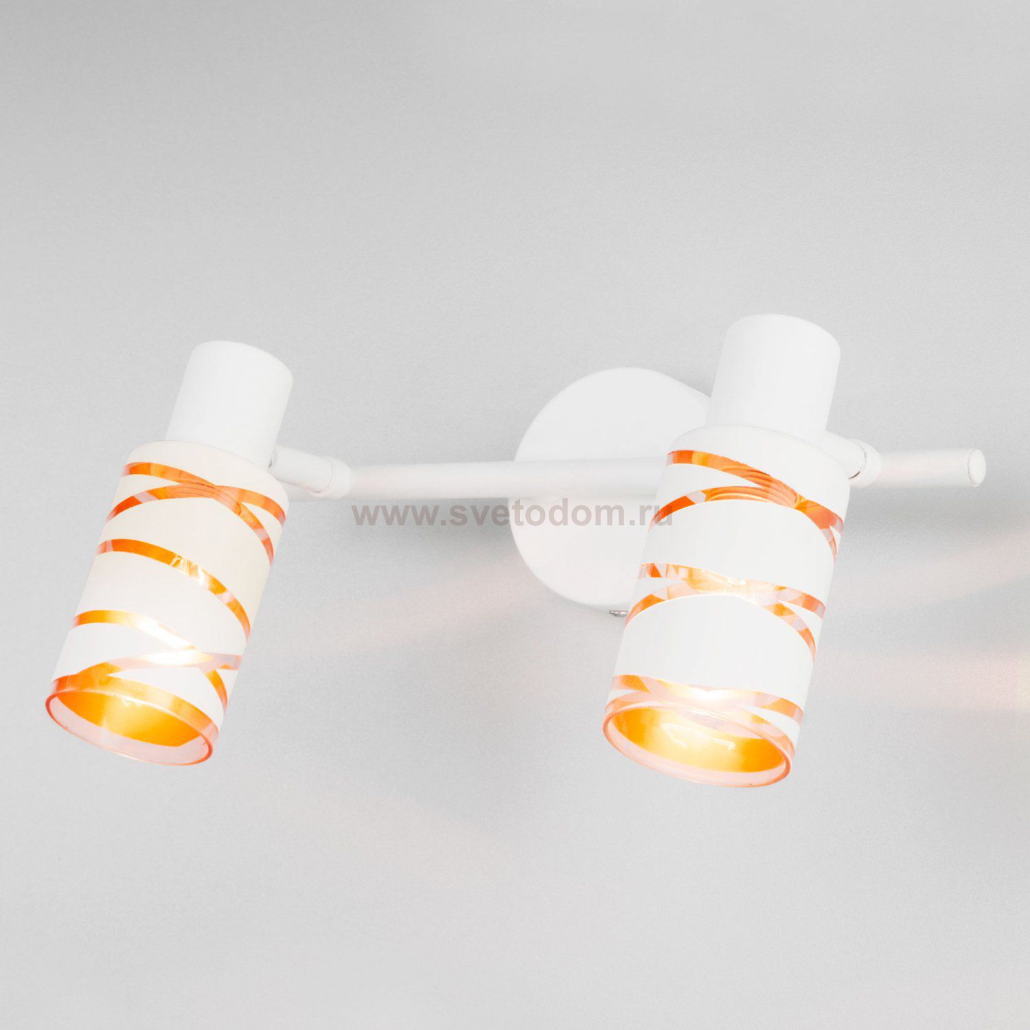 Настенный светильник Eurosvet 20085/2 белый Flute