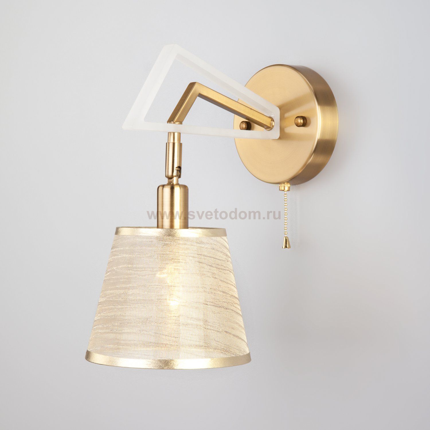 Светильник бра Eurosvet 60082/1 золотая бронза