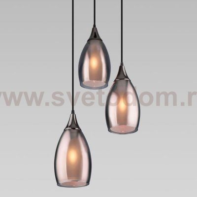 svetilnik trojnoj evrosvet 50085 3 chernyj zhemchug