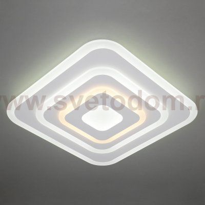 Потолочный светодиодный светильник с пультом 90118/4 Eurosvet Siluet