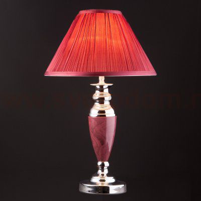 Настольная лампа 008/1T MRD (бордо)
